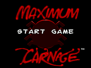 Spiderman Maximum Carnage Collector's Edition screenshot 2 for Sega Genesis